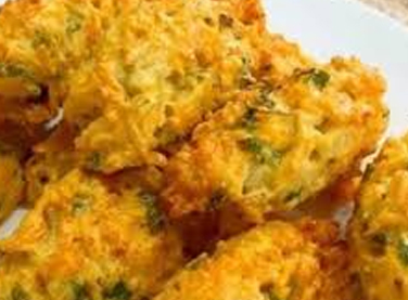 Bolinho de arroz c carne